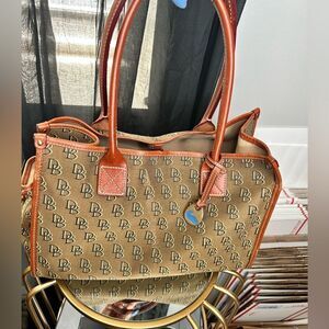 Dooney and Bourke Monogram Top Handle Bag